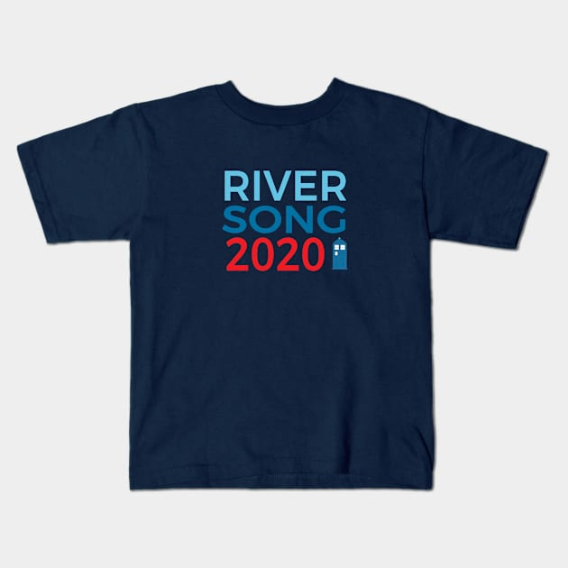 River Song 2020, Doctor Who Kids T-Shirt by nerdydesigns